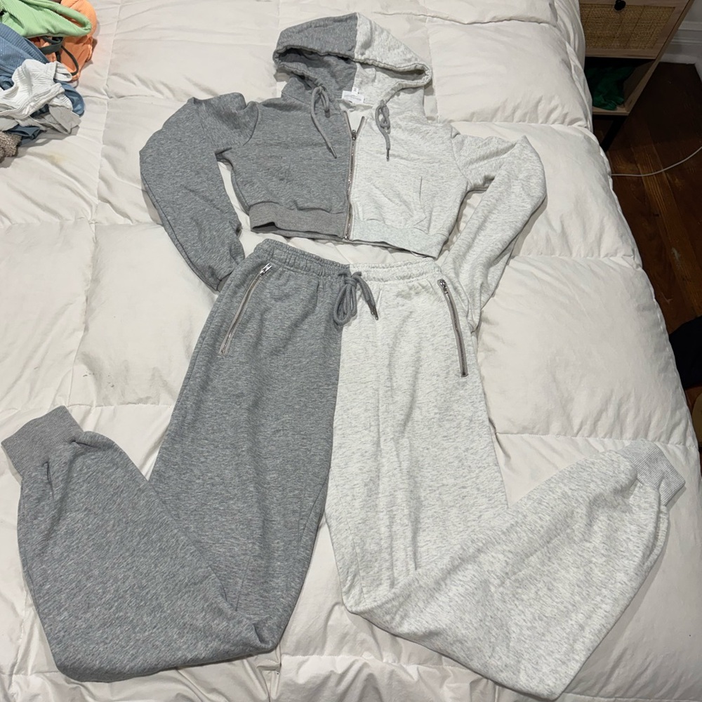Revolve Superdown Matching Sweat Set - image 2